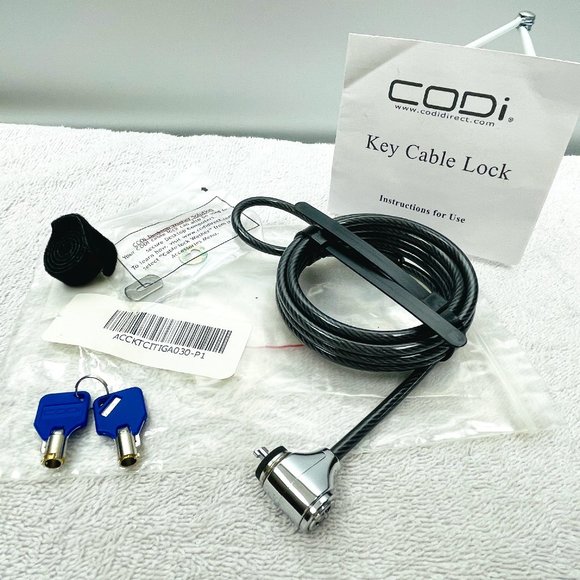 CODI Computers, Laptops & Parts Nib Codi Key Cable Lock A200